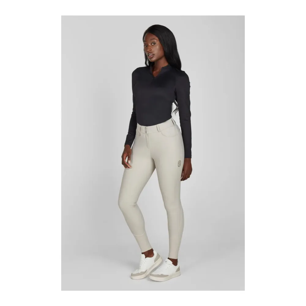 Pikeur Reithose Ceelina SD Highwaist Kniegrip - Pearl Gray -  Grösse: 36
