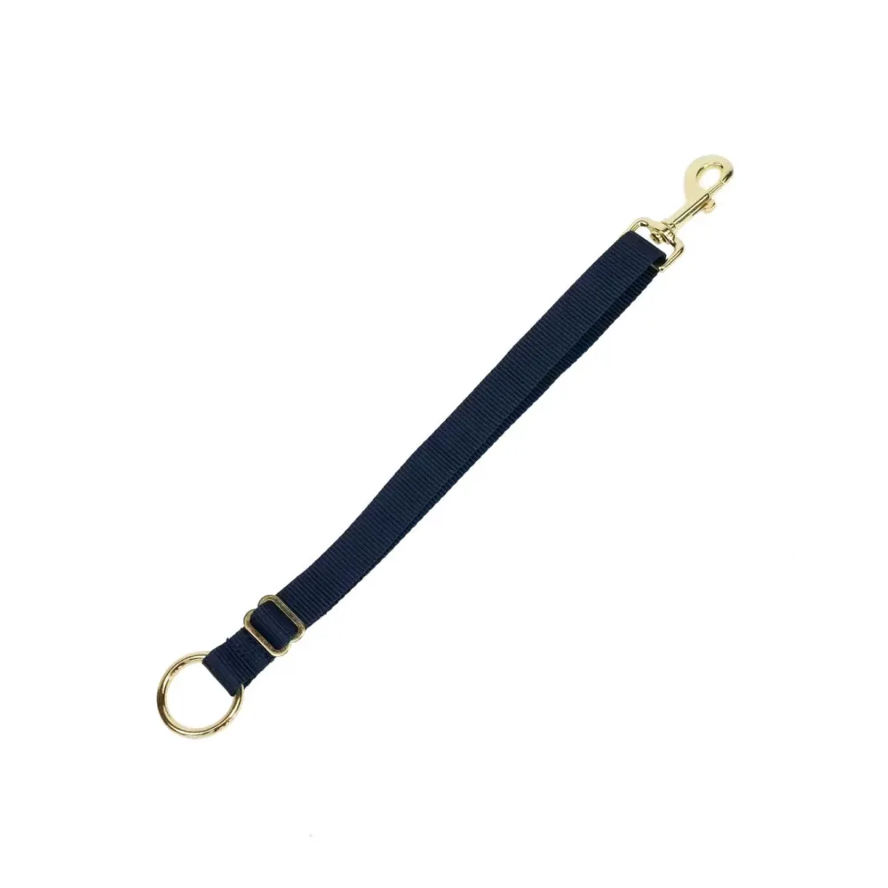 Kentucky Nylon Halter hook & ring lang - Navy -  Grösse: One Size, Farbe: Navy