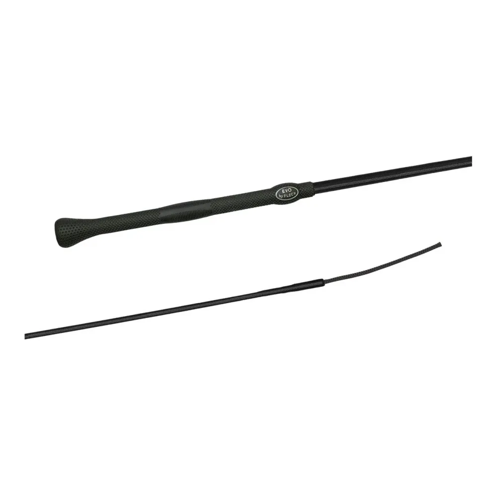 Fleck Dressurgerte/ Nylongespinst mit EVO-Griff Schwarz