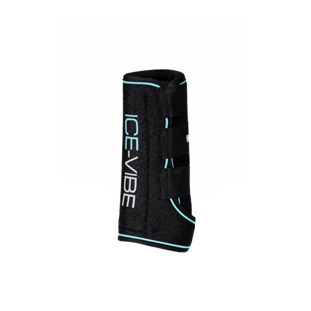 Horseware Ice-Vibe Leg Wraps - Black/Aqua -  Grösse Gamaschen: Full