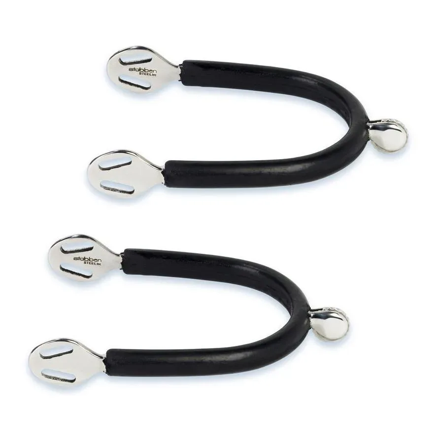 Stübben Sporen SEQ mit sanftem Rad gummiert - 15 mm - Silber -