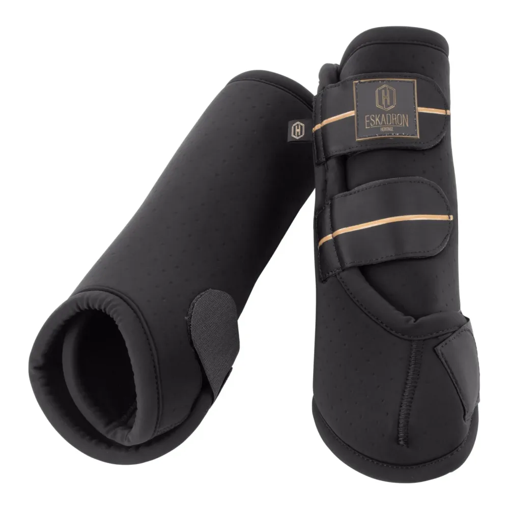 Eskadron Gamaschen PRO DRESSAGE FRONT Heritage 24/25 - Schwarz -  Grösse Gamaschen: VB