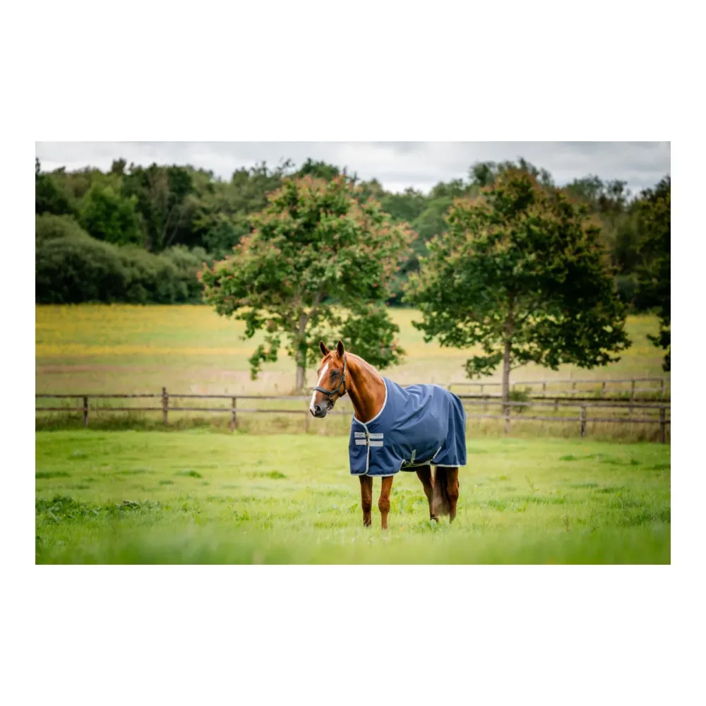 Horseware Weidedecke Ripstop Amigo Orig 100g - Navy/Titanium Grey -  Grösse Pferdedecken: 145 cm
