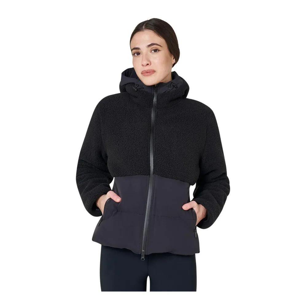 Equestro Winterjacke mit Teddyfleece Damen Black