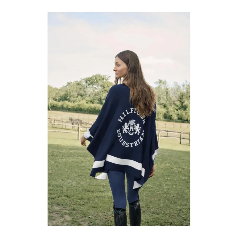 Tommy Hilfiger Equestrian Cape Greenwood Damen Desert Sky