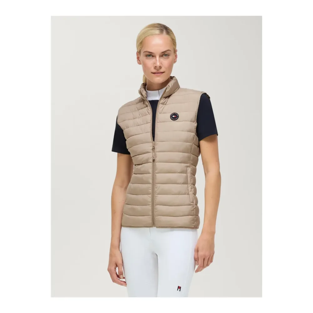 Tommy Hilfiger Equestrian Steppweste Serano Damen - Beige -  Grösse: M, Farbe: Beige