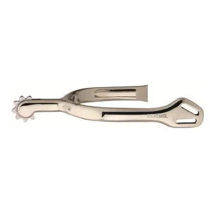 Sprenger Dressursporen für Damen - Argentan - mit Balkenhol Schlaufe- 40 mm Dorn mit Sonnenrad - Silber -