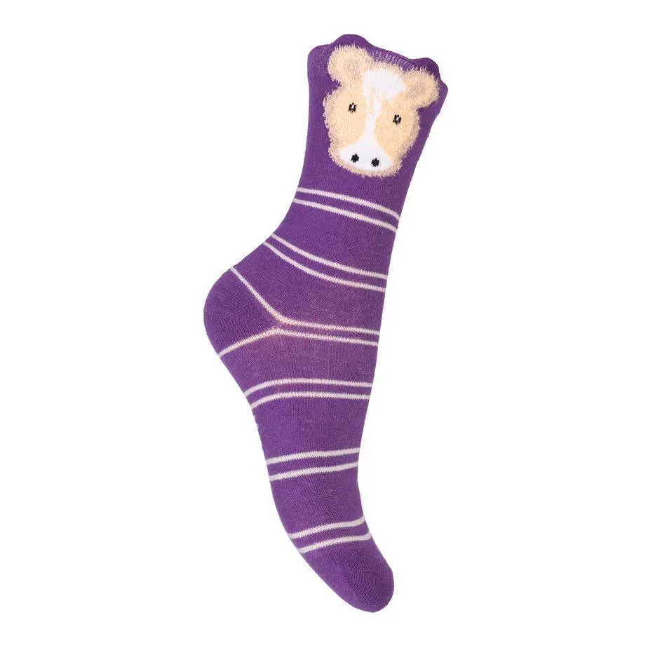 HKM Reitsocken Kids Maui Dunkellila