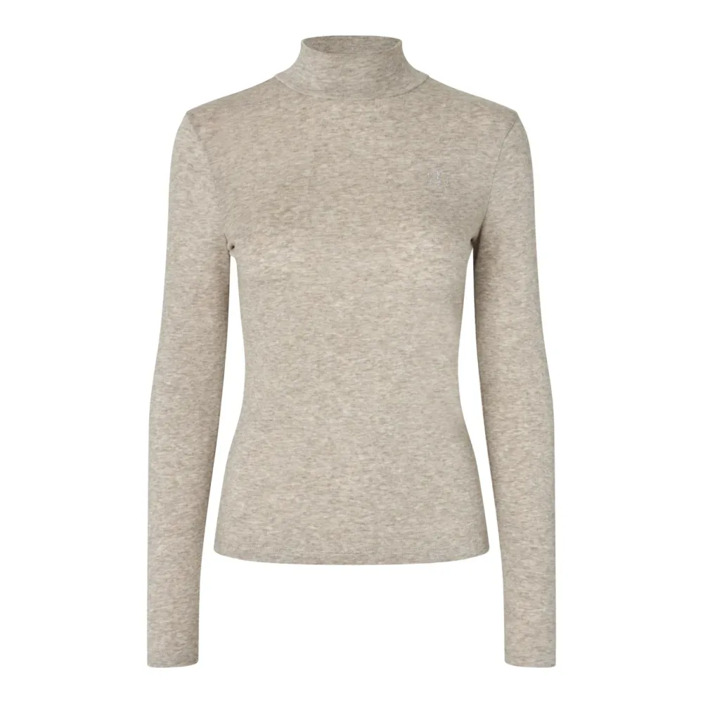 Kingsland KLAbigail Rollkragenpullover Damen Beige Melange