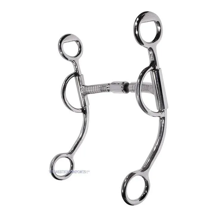 Western Imports Billy Allen Bit Short Shanks - Silver -  Grösse: 5,5
