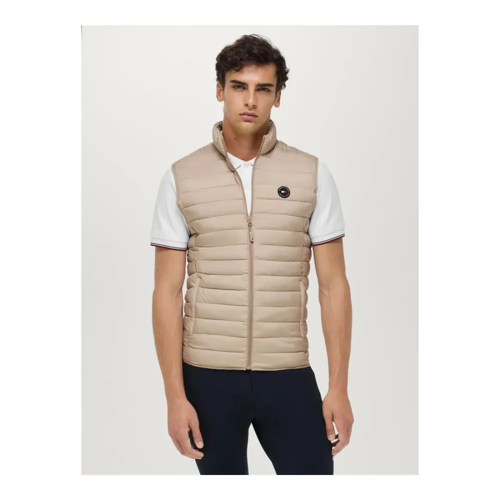 Tommy Hilfiger Equestrian Steppweste Montero Herren - Beige -  Farbe: Beige, Grösse: S