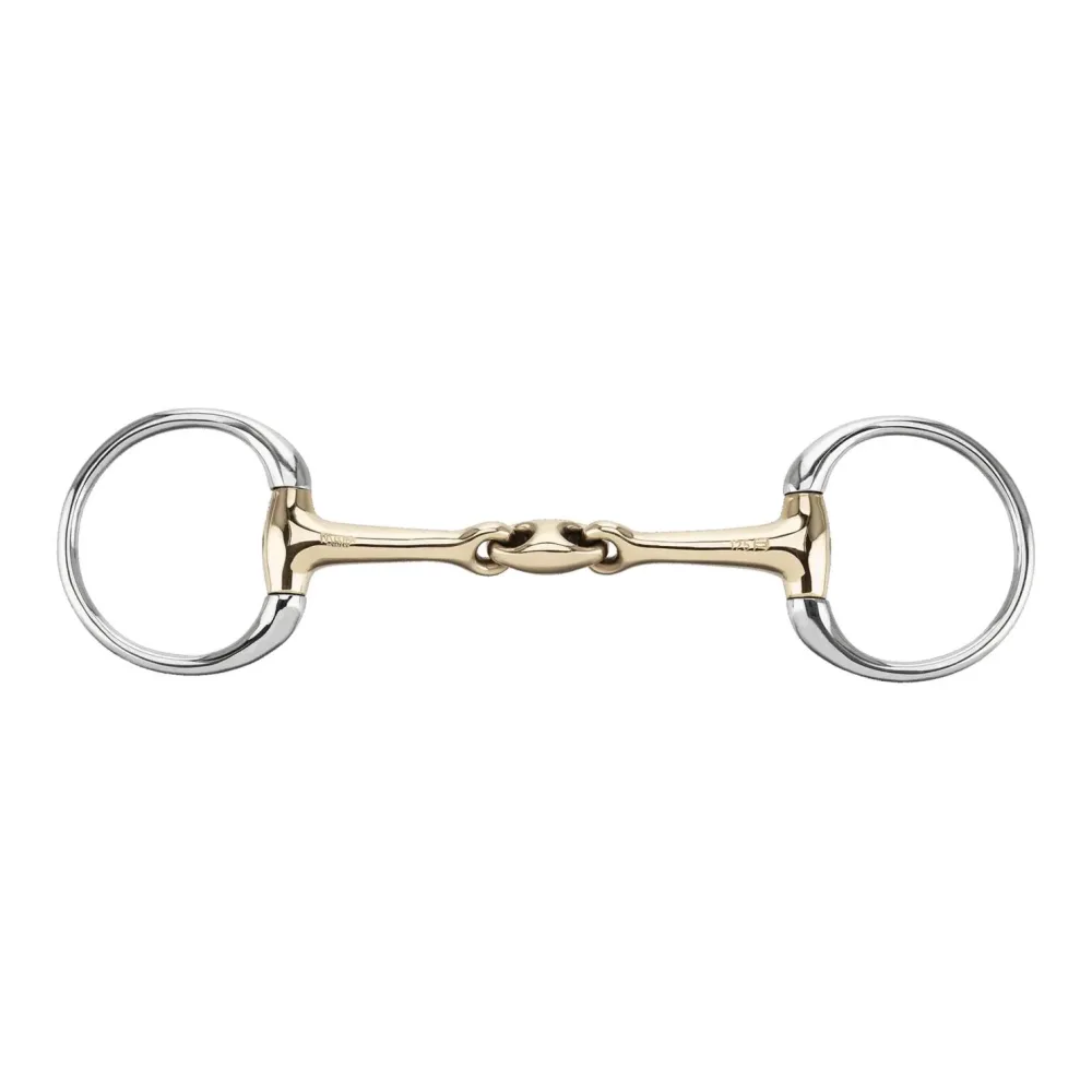 Sprenger KK Ultra Olivenkopftrense Sensogan doppelt gebrochen 14 mm Gebisslängegrösse: 13.5 cm