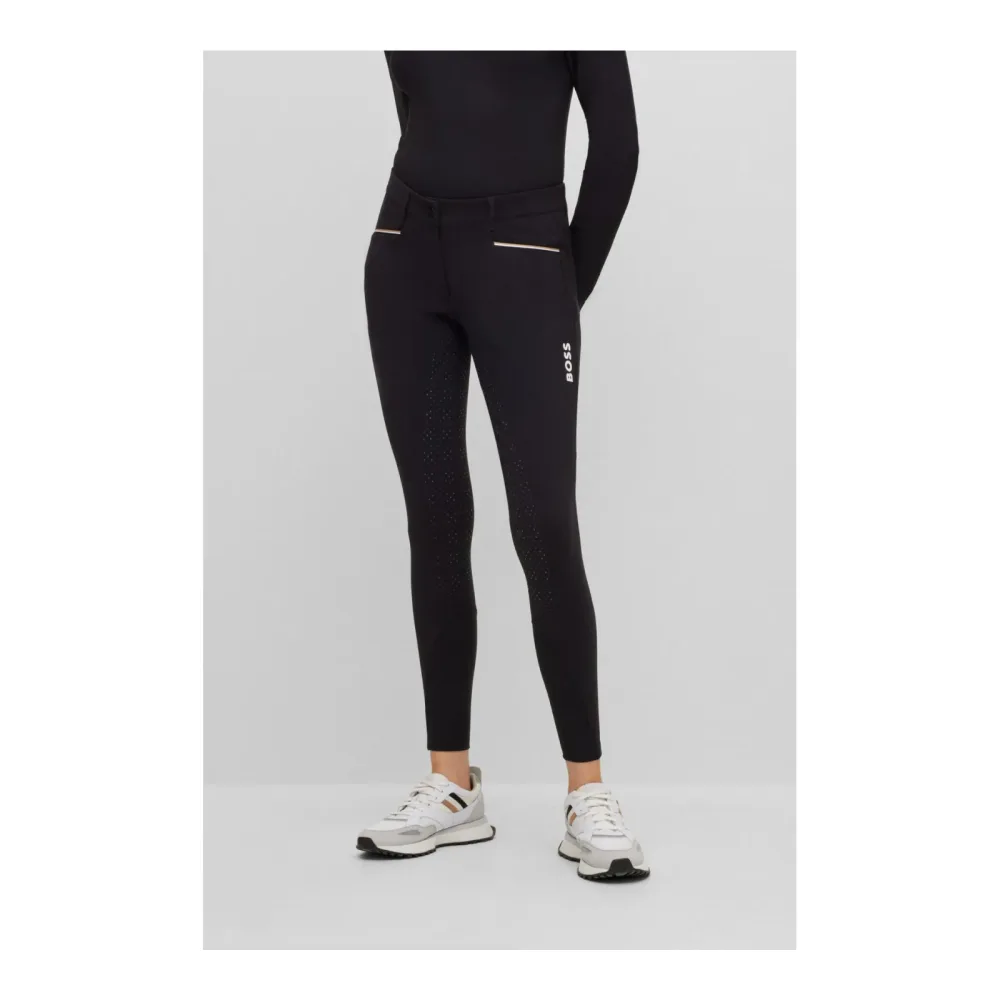 BOSS Equestrian Reithose Heather Vollbesatz Damen - Black -  Farbe: Black, Grösse Bekleidung Damen: XL