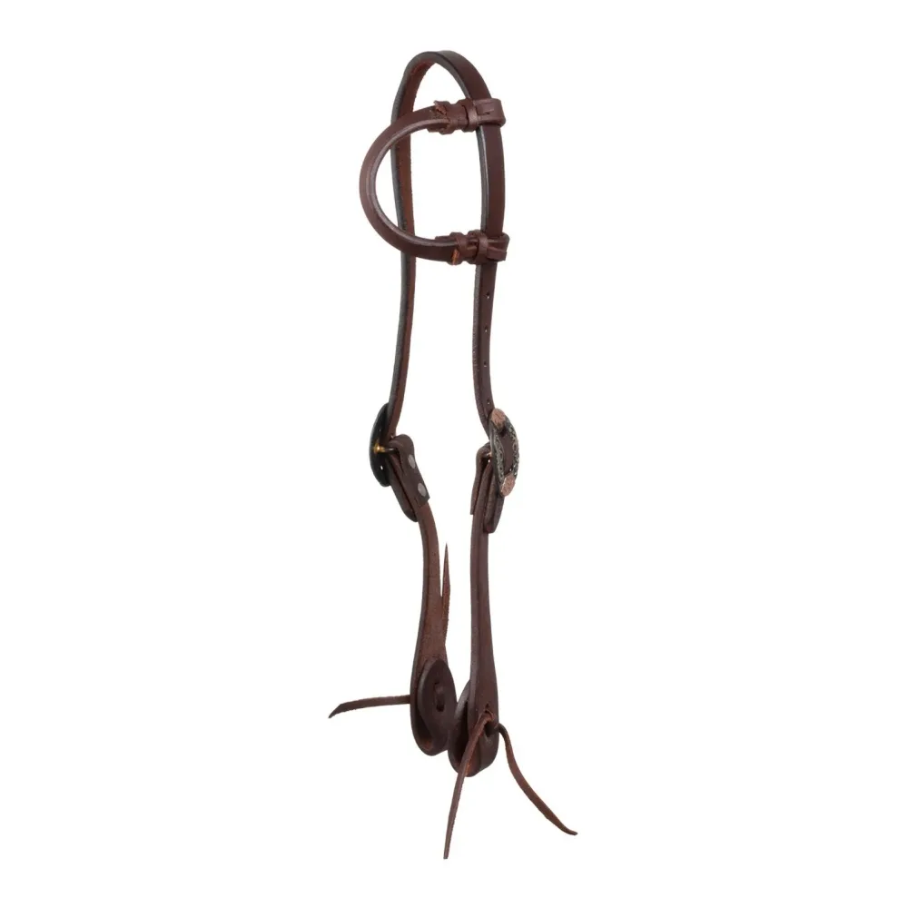 Pool's Westernzaum One-Ear German Buckles - Oliato -