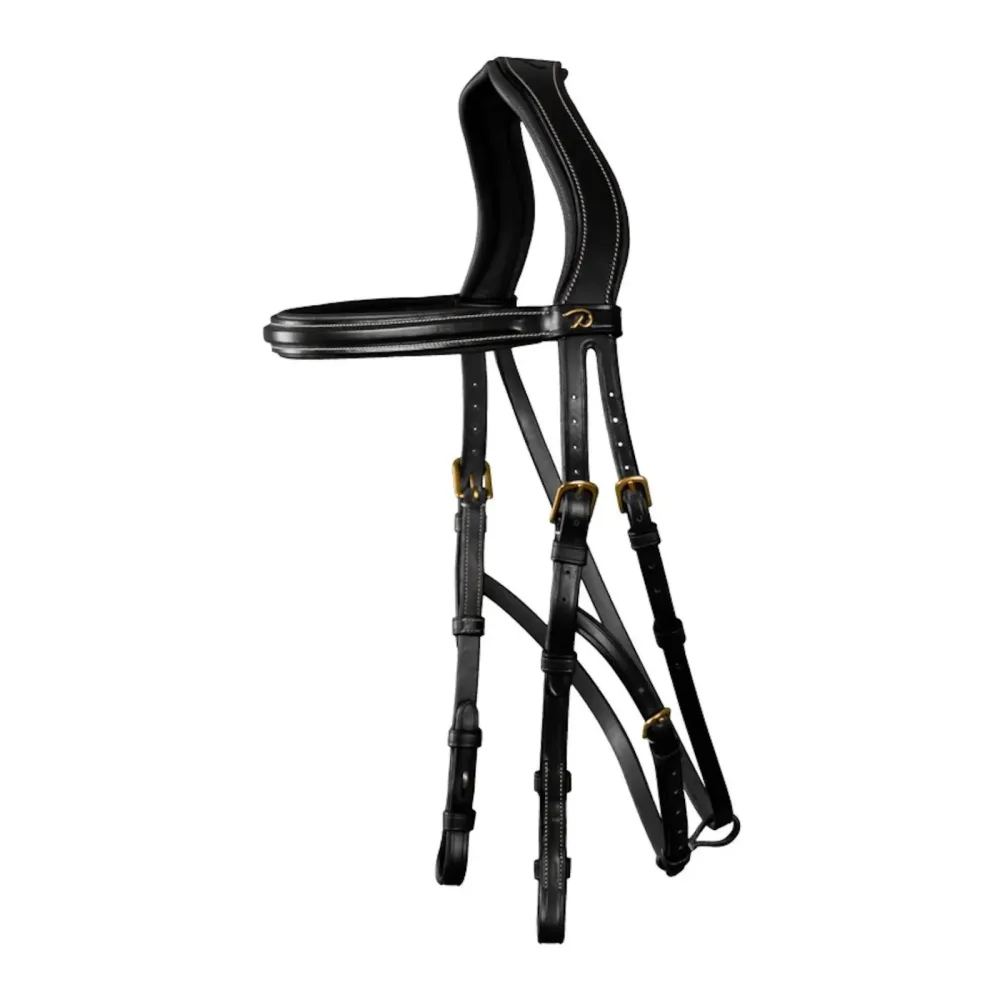 Zaum Hackamore Dy'on Collection - schwarz Farbe: Schwarz, Grösse Zaum: Full