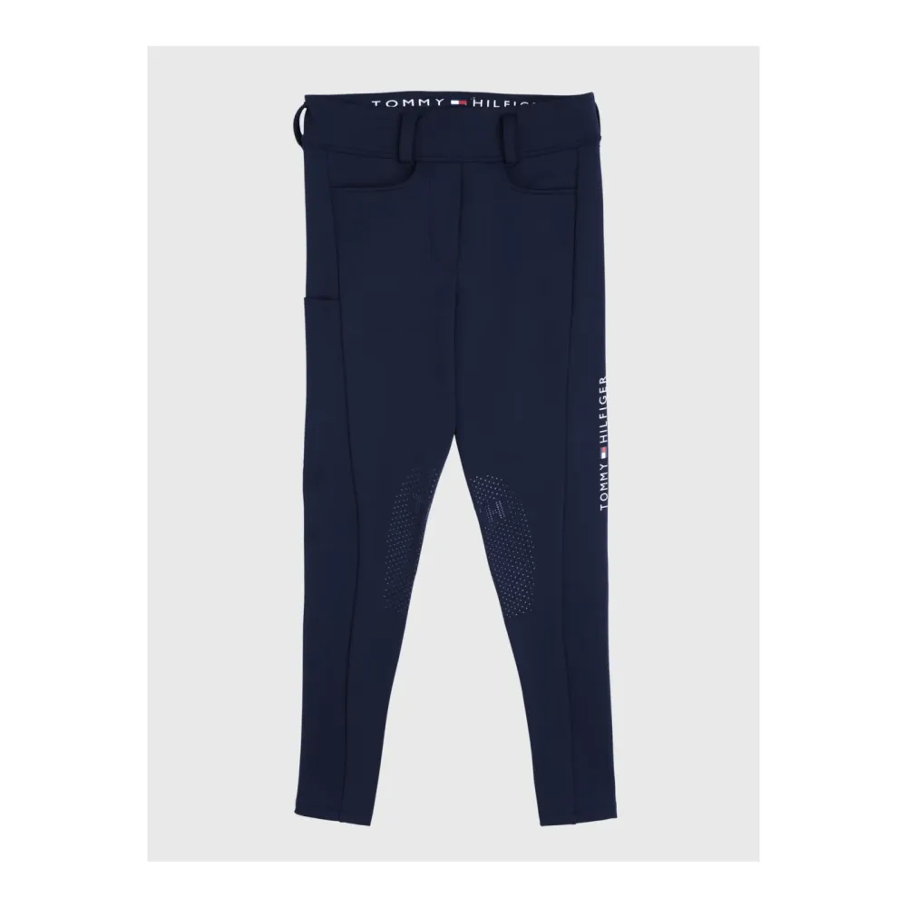Tommy Hilfiger Equestrian Reithose Vermont Kniebesatz Damen - Desert Sky -  Grösse Bekleidung Damen: XL