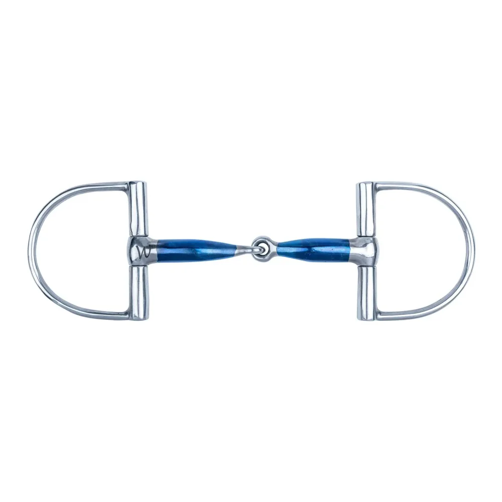 Waldhausen D-Ring Gebiss Sweet Iron einfach gebrochen - Silber -  Grösse: 14,5