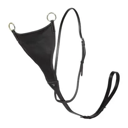 Dy'on Geschlossene Elastische Martingal - Schwarz -  Farbe: Schwarz, Grösse Pferd: Full