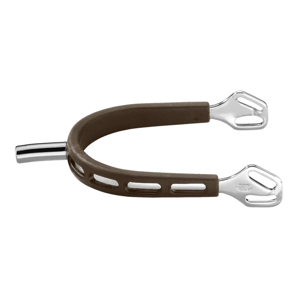 Sprenger Sporen ULTRA fit BROWN GRIP flacher Hals - Braun -  Grösse Sporen: 25 mm