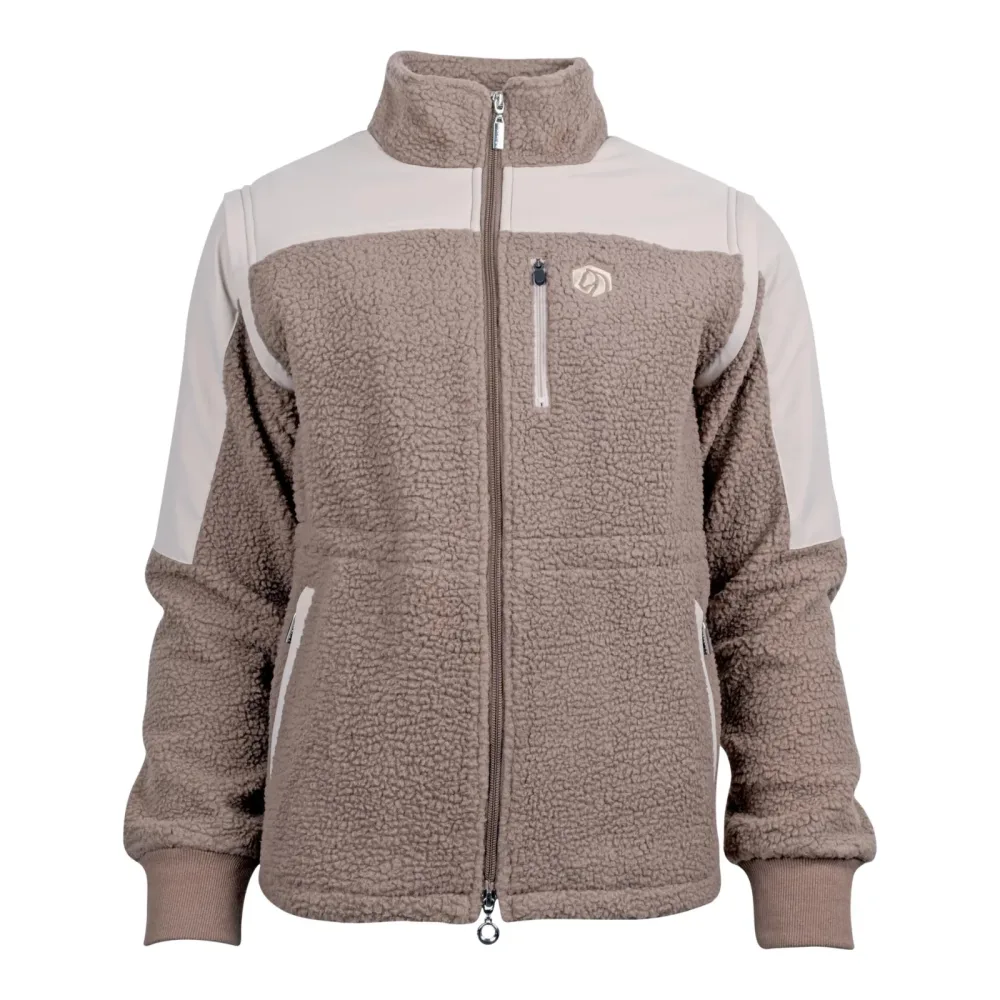 Marengo Teddyfleece-Jacke SoSoft 2in1 | Jacke & Weste Earth Brown