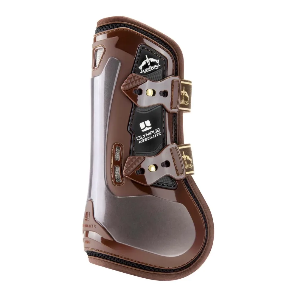 Veredus Gamaschen Olympus Absolute Front - braun Farbe: Braun, Grösse Beinschutz: L