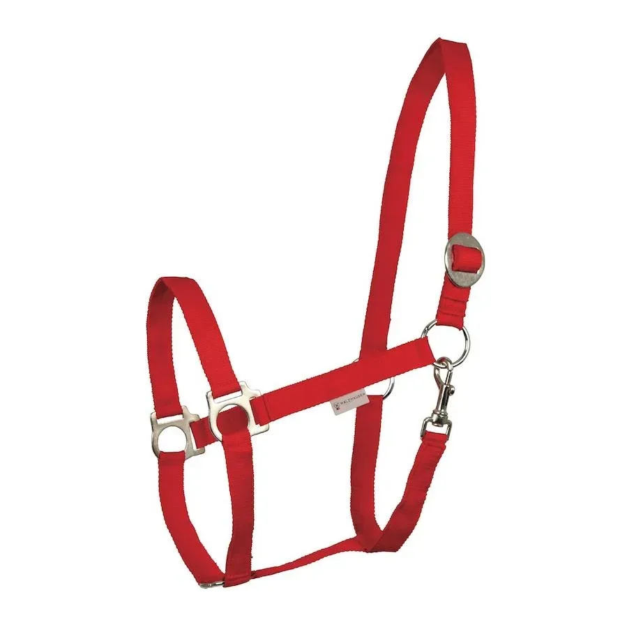 Waldhausen Halfter Perlon - rot Grösse Zaum: WB