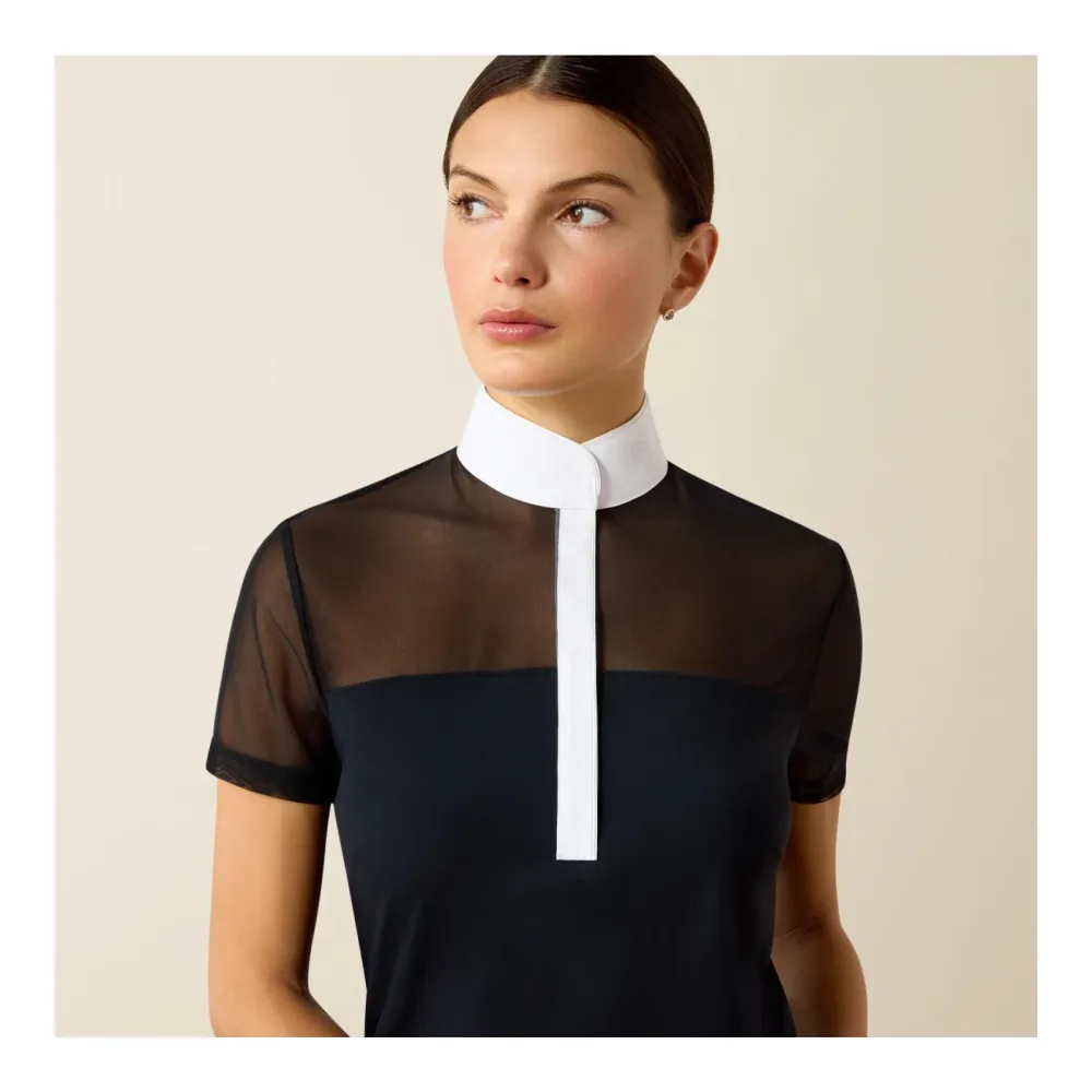 Ariat Turniershirt Allure Kurzarm Damen - Black -  Grösse: L