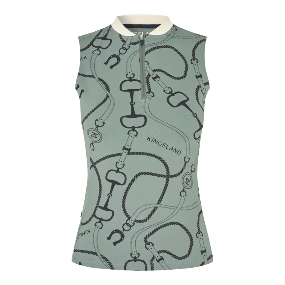 Kingsland Trainingsshirt KLLarissa Damen - Green Agave -  Grösse: M