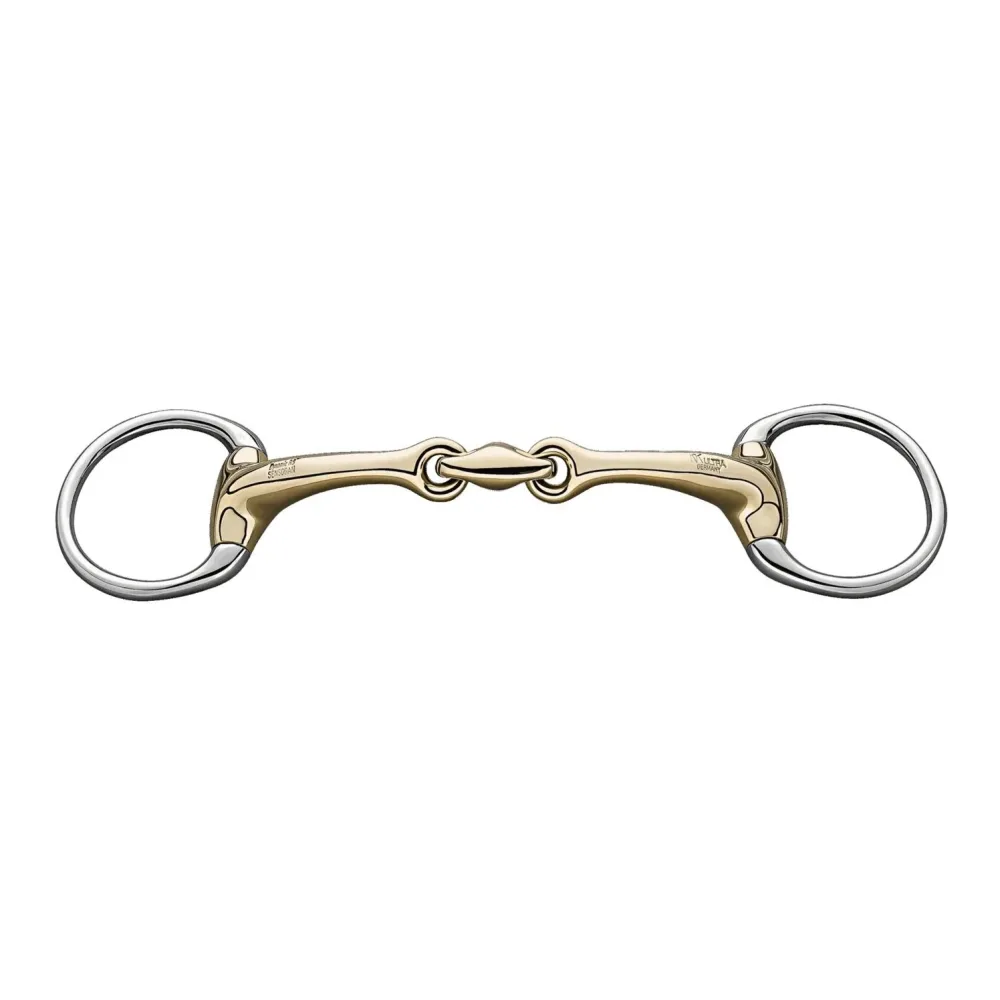 Sprenger Dynamic RS Olivenkopftrense Unterlegtrense 14 mm doppelt gebrochen - Sensogan Gebisslängegrösse: 12.5 cm
