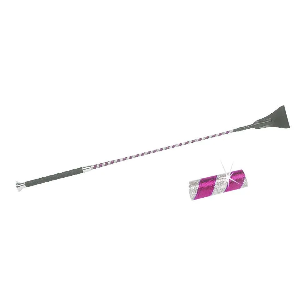 Fleck Springgerte Satin-Glitter - pink