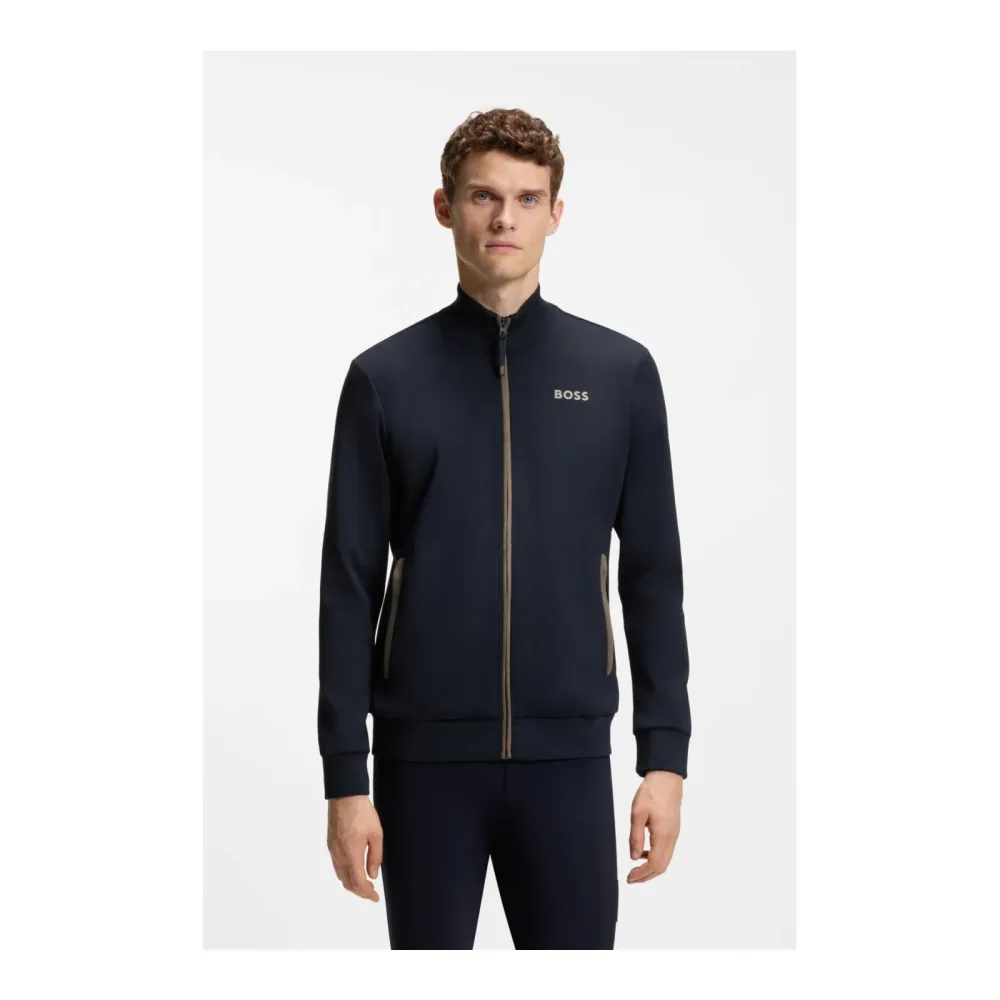 BOSS Equestrian Sammy Function Cardigan Herren Sky Captain