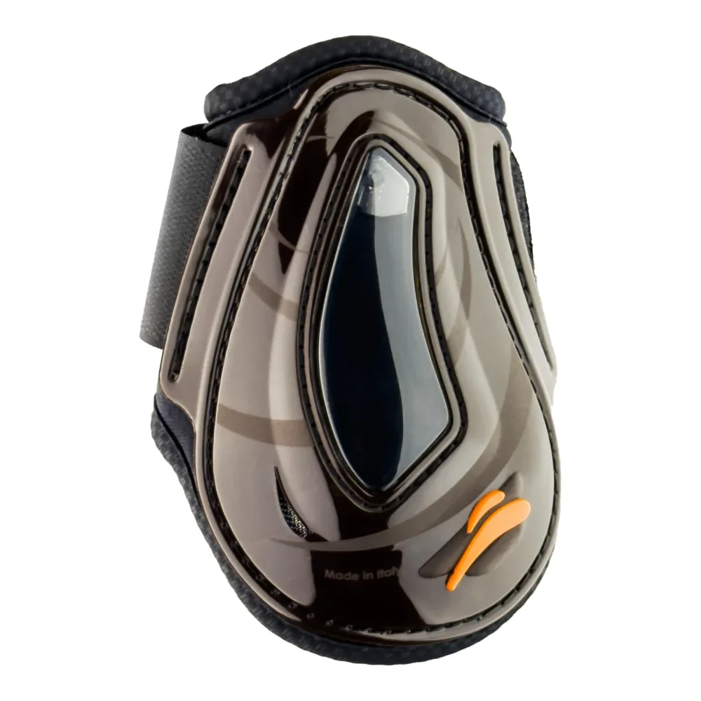 eQuick Streichkappen eAIRSHOCK LEGEND VELCRO - Braun -  Farbe: Braun, Grösse: M