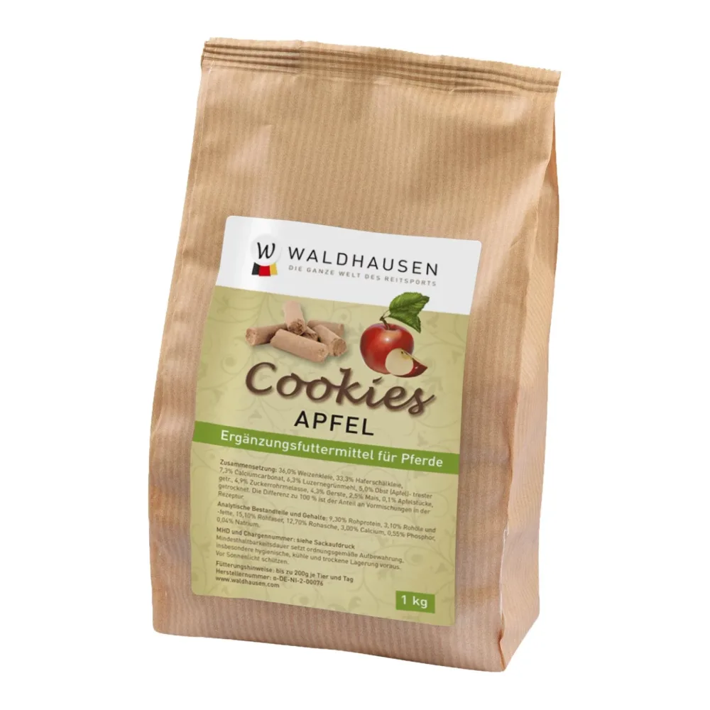 Waldhausen Cookies - Apfel - Braun -  Inhalt: 1 kg