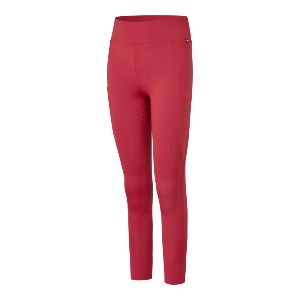 Kingsland KLAlexis Reitleggins mit Full-Grip, angeraut, F-Tec4 für Junioren Garnet