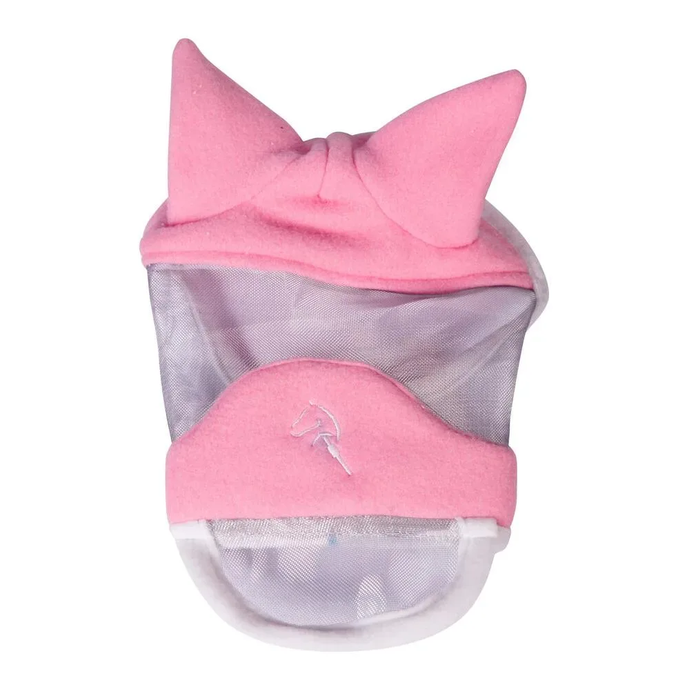HKM Fliegenschutzmaske mit Nasenteil Hobby Horsing - Rosa -  Grösse: 1 Stück, Farbe: Rosa