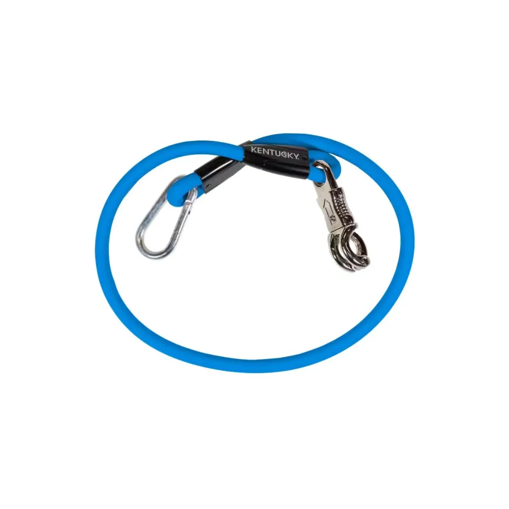 Kentucky Hänger- & Anbindeplatzstrick Silikon - Royal Blau -  Farbe: Royal Blau, Grösse: 70 cm