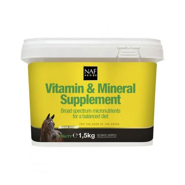 NAF Vitamin & Mineral Supplement Inhalt: 3 kg