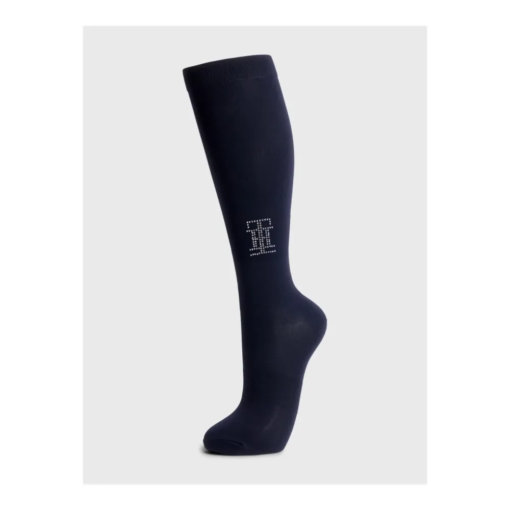 Tommy Hilfiger Equestrian Socken TH Strass Desert Sky
