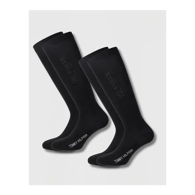 Tommy Hilfiger Equestrian Reitsocken Keddie Strass Damen Black