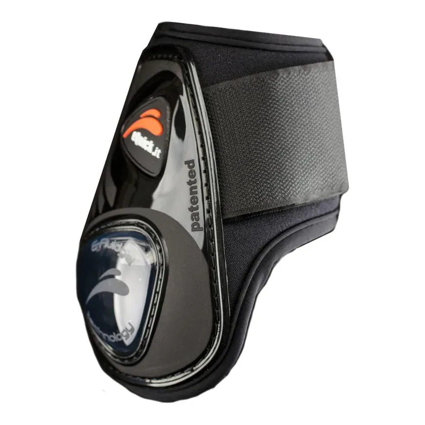 eQuick Streichkappen eSHOCK LEGEND VELCRO - Schwarz -  Farbe: Schwarz, Grösse: M