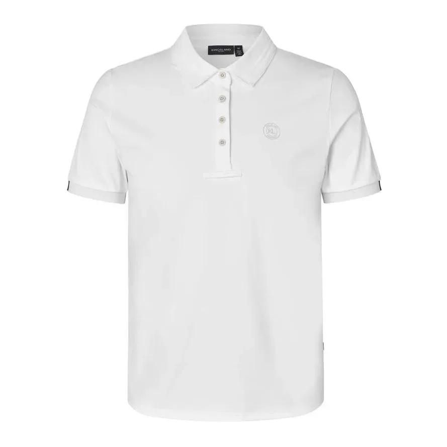 Kingsland Turniershirt Polo Pique KLLorenzo Herren - White -  Grösse: M