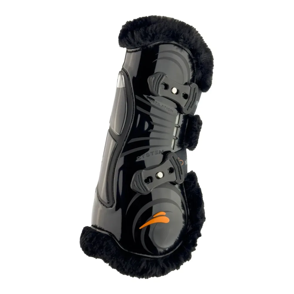 eQuick Gamaschen eAIRSHOCK LEGEND FLUFFY - Schwarz -  Grösse: L, Farbe: Schwarz