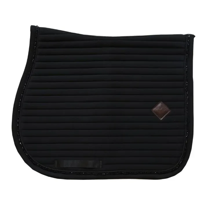 Kentucky Schabracke Pearls - schwarz Farbe: Schwarz, Grösse Schabracken: WB Dressur