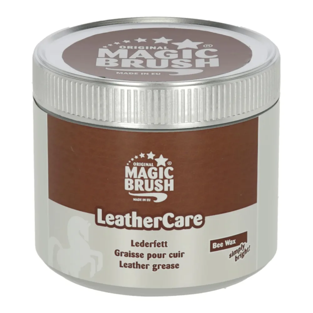 MagicBrush LeatherCare Lederfett mit Bienenwachs - Neutral -  Inhalt: 450 ml