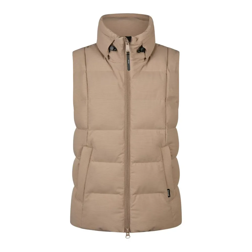 Pikeur Athleisure Weste gesteppt Damen Mocha Cream