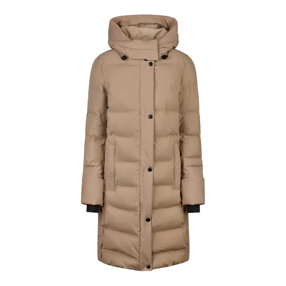 Pikeur Athleisure Wintermantel wasserdicht Damen Mocha Cream