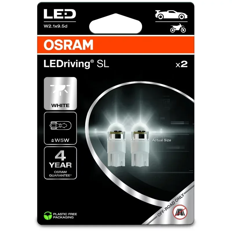 Leds Osram LEDriving SL Cool White 12V 1W 6000K W5W