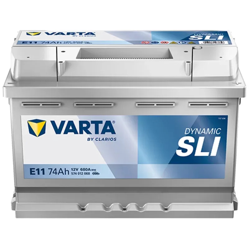 Autobatterie Varta E11 Dynamic SLI 12V 74Ah  680A