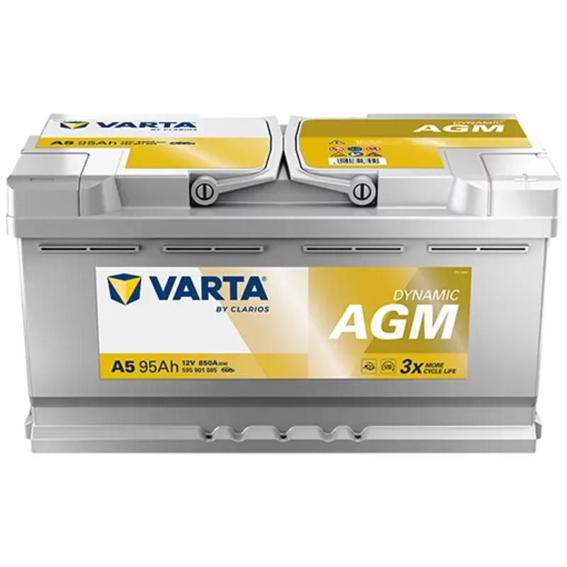 Autobatterie Varta A5 Dynamic AGM 12V 95Ah  850A