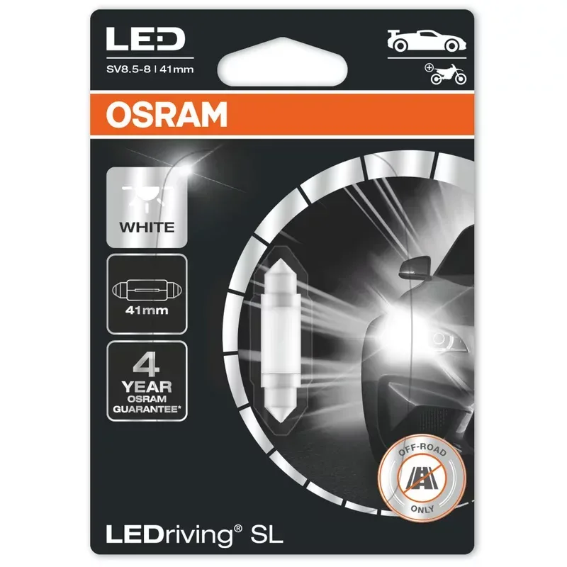Leds Osram LEDriving SL C5W Cool White 41mm 1W 6000K